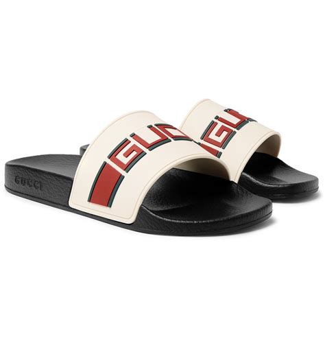 gucci slides white mens|men gucci slides on sale.